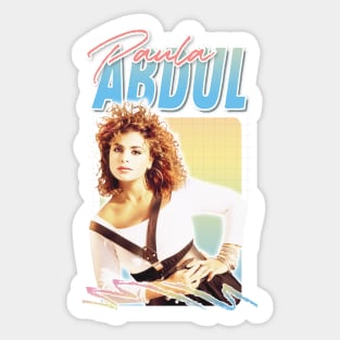 Paula Abdul // 80s Vintage Aesthetic Design Sticker